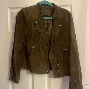 Like new suede moto jacket